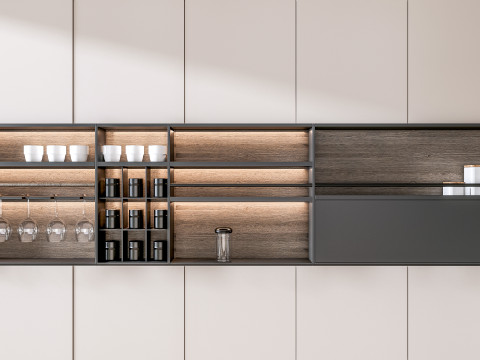 Kitchen Advanced Modeling scene 0052 3D Модель