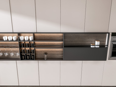 Kitchen Advanced Modeling scene 0052 3D Модель