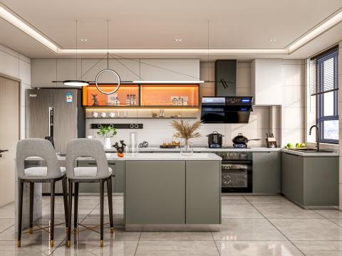 Kitchen Advanced Modeling scene 0053 3D 모델