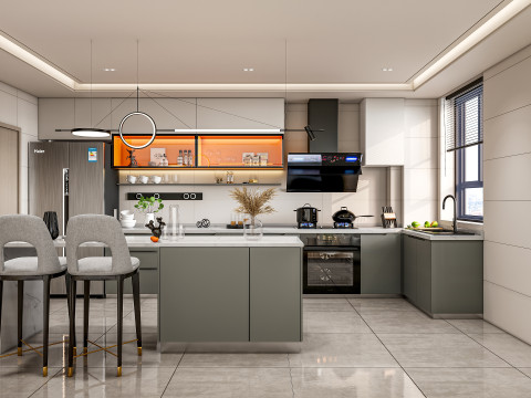 Kitchen Advanced Modeling scene 0053 Modèle 3D
