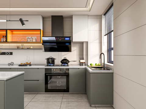 Kitchen Advanced Modeling scene 0053 Modèle 3D