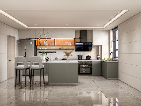 Kitchen Advanced Modeling scene 0053 Modèle 3D