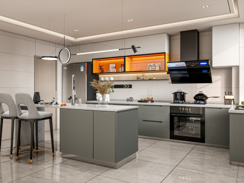 Kitchen Advanced Modeling scene 0053 Modèle 3D