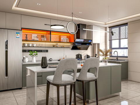 Kitchen Advanced Modeling scene 0053 Modèle 3D