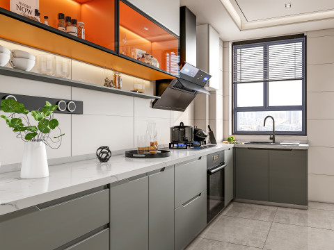 Kitchen Advanced Modeling scene 0053 Modèle 3D