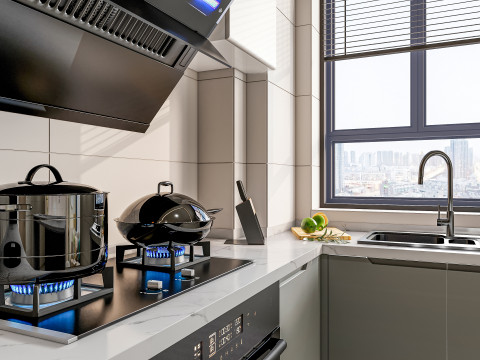 Kitchen Advanced Modeling scene 0053 Modèle 3D
