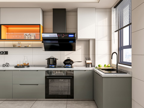 Kitchen Advanced Modeling scene 0053 Modèle 3D