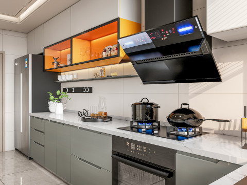 Kitchen Advanced Modeling scene 0053 Modèle 3D