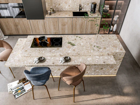 Scena di modellazione avanzata della cucina 0054 Modello 3D