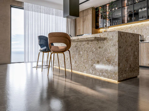 Scena di modellazione avanzata della cucina 0054 Modello 3D