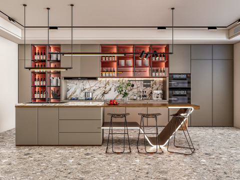 Kitchen Advanced Modeling scene 0055 3D Model