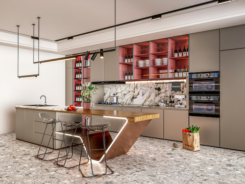 Kitchen Advanced Modeling scene 0055 3D Model