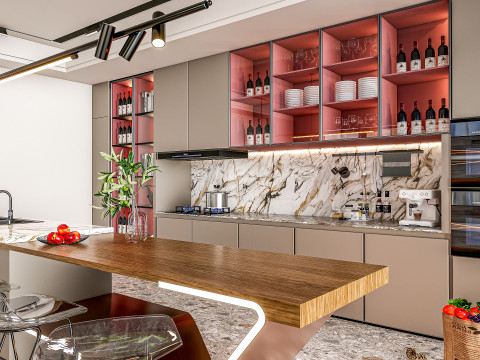 Kitchen Advanced Modeling scene 0055 3D Model