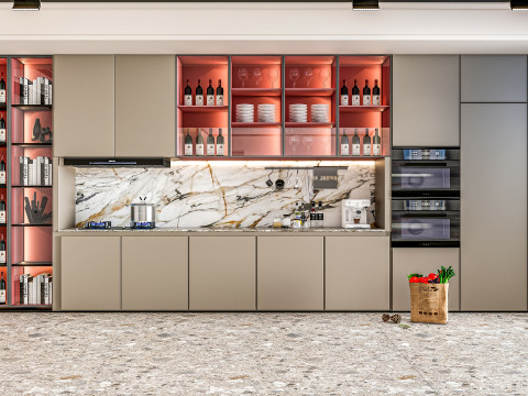 Kitchen Advanced Modeling scene 0055 3D Model