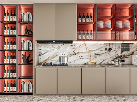 Kitchen Advanced Modeling scene 0055 3D Model