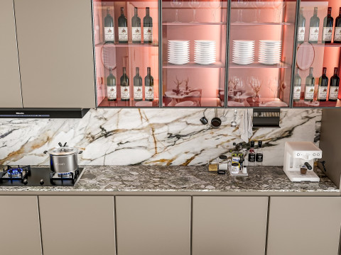 Kitchen Advanced Modeling scene 0055 3D Model