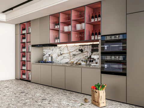 Kitchen Advanced Modeling scene 0055 3D Model