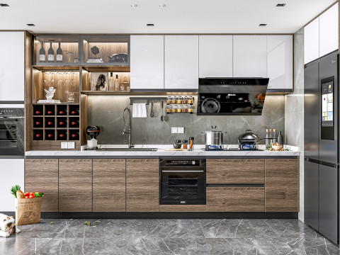 Kitchen Advanced Modeling scene 0056 3D Model