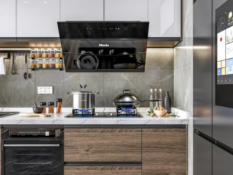 Kitchen Advanced Modeling scene 0056 3D Model