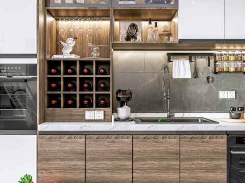 Kitchen Advanced Modeling scene 0056 3D Model
