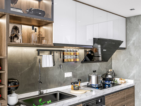 Kitchen Advanced Modeling scene 0056 3D Model
