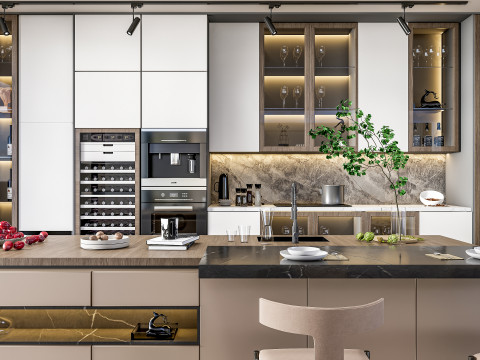 Kitchen Advanced Modeling scene 0057 3D Model