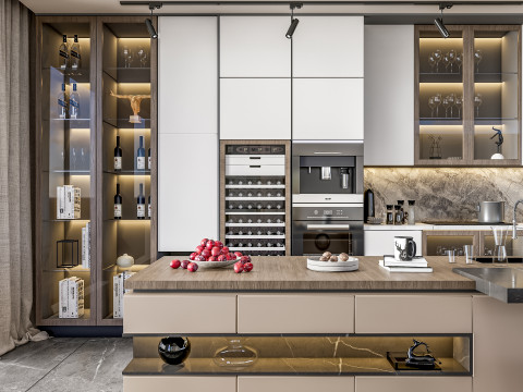 Kitchen Advanced Modeling scene 0057 3D Model