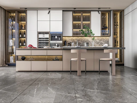 Kitchen Advanced Modeling scene 0057 3D Model