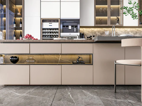 Kitchen Advanced Modeling scene 0057 3D Model