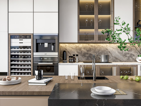 Kitchen Advanced Modeling scene 0057 3D Model