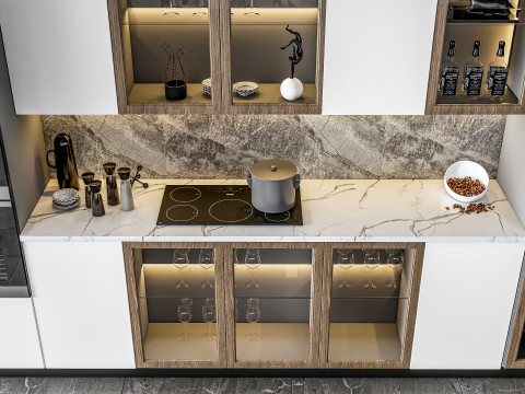 Kitchen Advanced Modeling scene 0057 3D Model