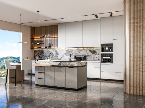 Kitchen Advanced Modeling scene 0058 3D Model