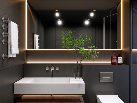 Bathroom full scene 001 Modelo 3D