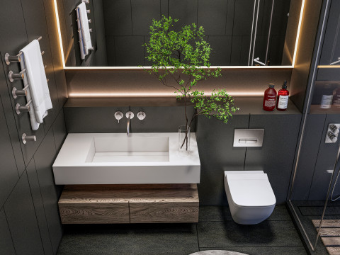 Bathroom full scene 001 Modelo 3D