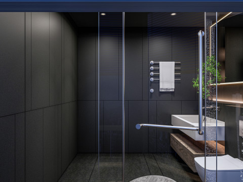 Bathroom full scene 001 Modelo 3D