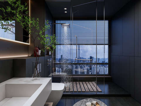 Bathroom full scene 001 Modelo 3D