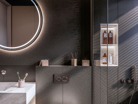 Bathroom full scene 01 3D 모델