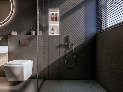 Bathroom full scene 01 3D 모델