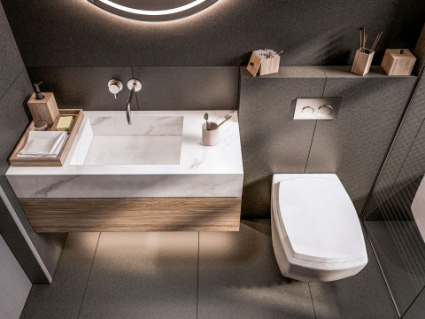 Bathroom full scene 01 3D 모델