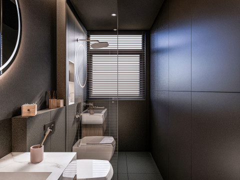 Bathroom full scene 01 3D 모델