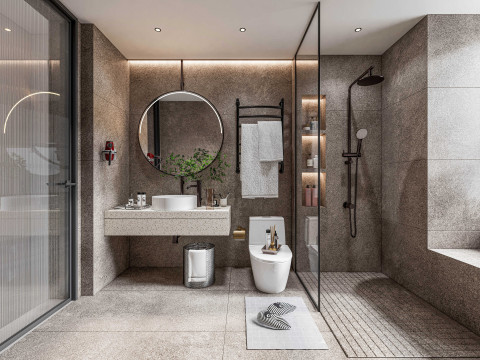 Bathroom full scene 1 Modelo 3D