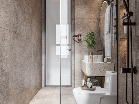 Bathroom full scene 1 Modelo 3D