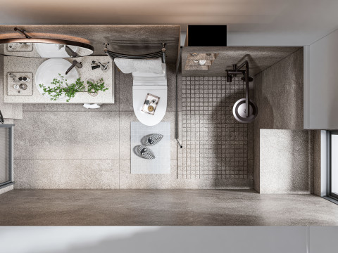 Bathroom full scene 1 Modelo 3D