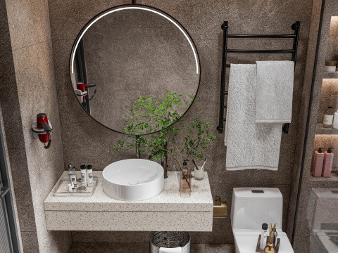 Bathroom full scene 1 Modelo 3D