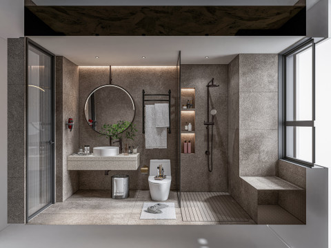 Bathroom full scene 1 Modelo 3D