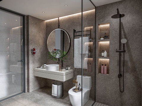 Bathroom full scene 1 Modelo 3D
