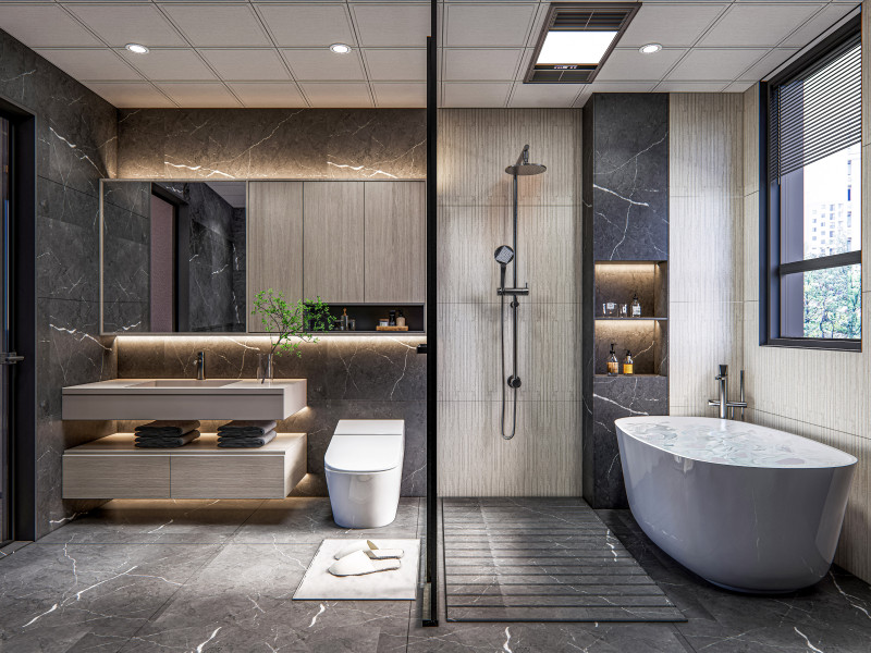 Bathroom full scene 2 Model 3D .c4d .max .obj .3ds .fbx .stl .blend
