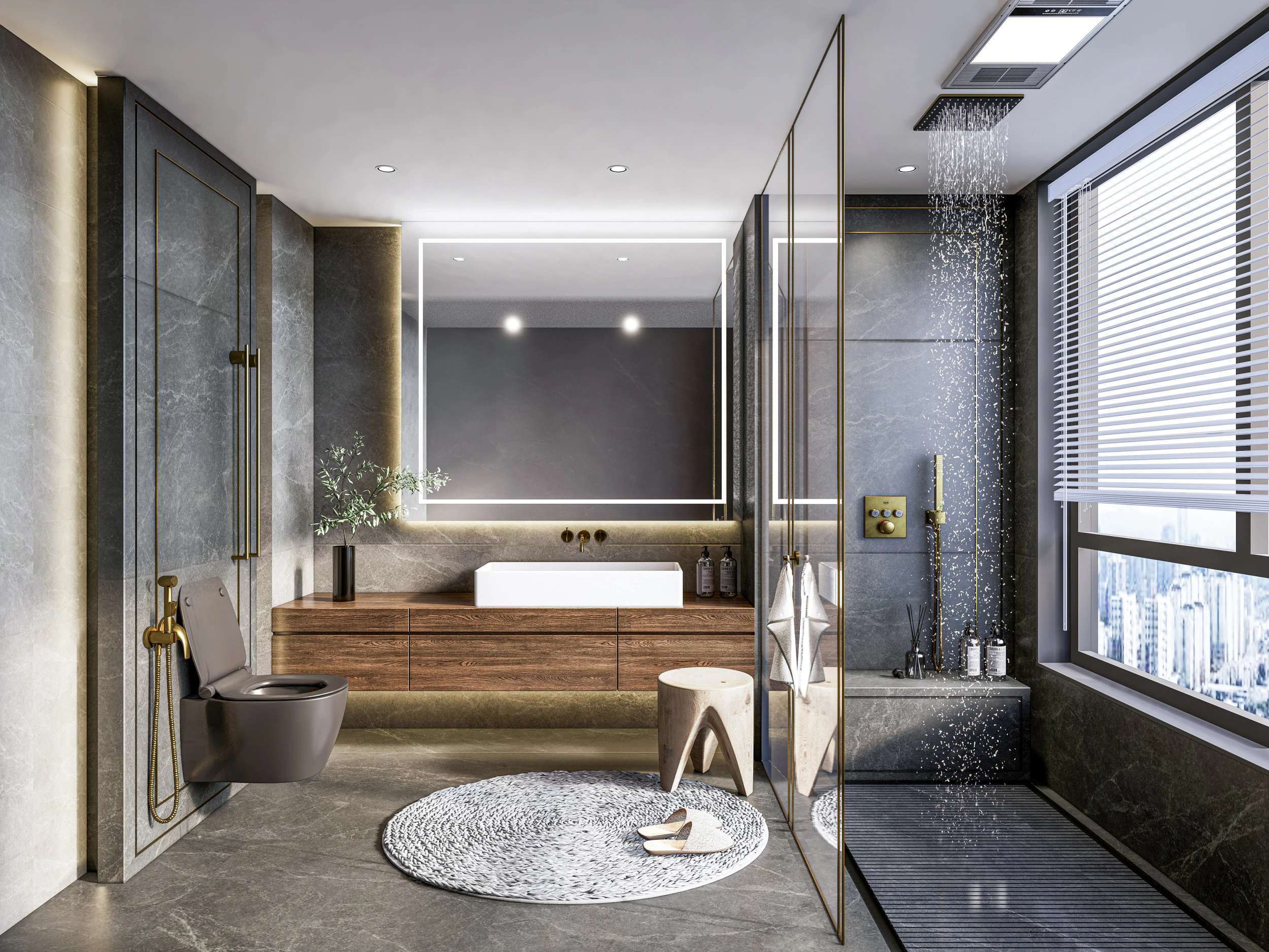 Scena completa del bagno 3 Modello 3D .c4d .max .obj .3ds .fbx .stl .blend 