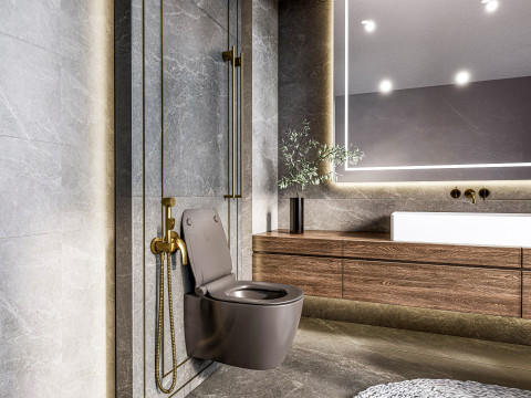 Bathroom full scene 3 3D Model