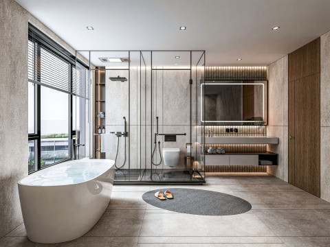 Bathroom full scene 5 3D 모델